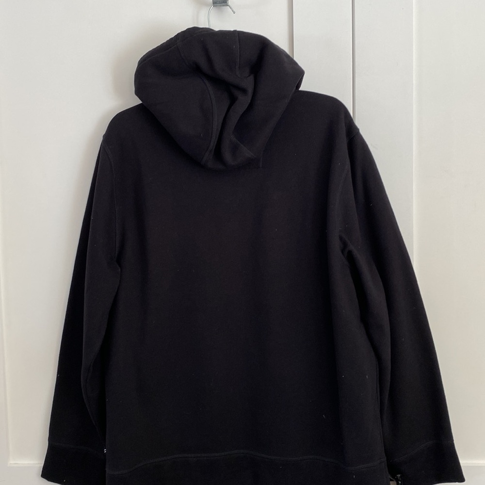 Nautica Hoodie Sweatshirt Size L Embroidered Logo Black - Picture 3 of 5